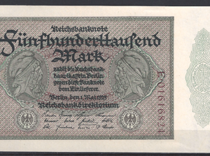 500.000 Mark 1923  P 88-a  aUNC