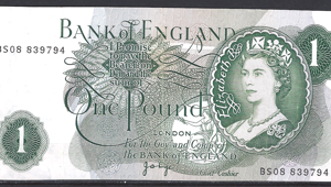 One Pound 1970-77 P 374-g PR/XF