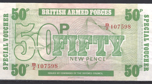 50 New Pence 1972 P M49 UNC-