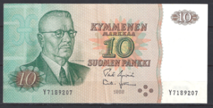 10 Markkaa 1976 P 111-a5 ZFR