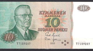 10 Markkaa 1976 P 111-a5 ZFR