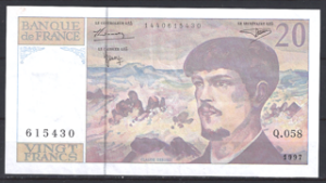 20 Francs 1997 P 151-i ZFR