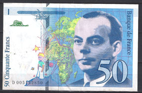 50 Francs 1993 P 157-b ZFR