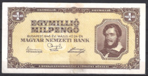 1 Miljoen Pengo 24-5-1946  P 128  PR/XF