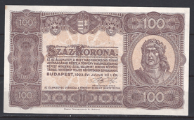 100 Korona 1923  P 73-a  aUNC