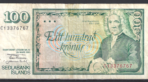 100 Kronur 1981  P 50-a  FR