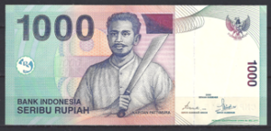 1.000 Rupiah 2000 P 141-a PR/XF