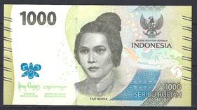 1.000 Rupiah 2022 P W162 UNC