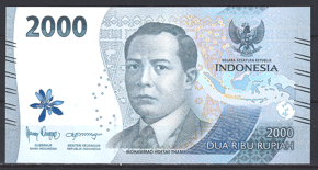 2.000 Rupiah 2022 P W163 UNC