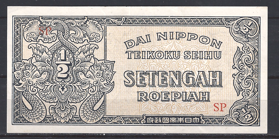 1/2 Roepiah 1944  P 128  aUNC