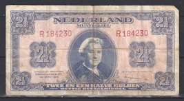 2 1/2 Gulden 1945 15-1d FR-