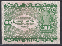 100 Kronen 1922  P 77  ZFR