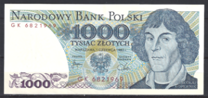 1.000 Zlotych 1982  P 146-c  PR/XF