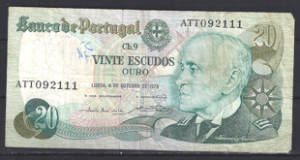 20 Escudos 1978  P 176-b  FR