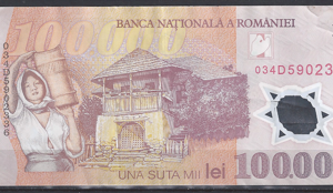 100.000 Lei 2001 P 114-a PR/XF