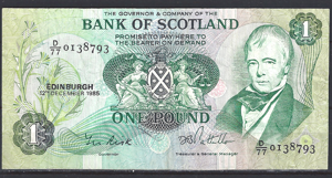 One Pound 9-11-1984 P 111-f FR