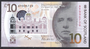 10 Pounds 2016 P 131-1 UNC