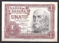 Una Peseta 1953  P 144-a  PR/XF