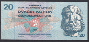 20 Korun 1970  P 92  PR/XF