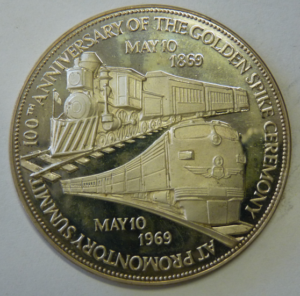 100th Anniversary of Golden Spike Ceremony 1869-1969 RARE!!!