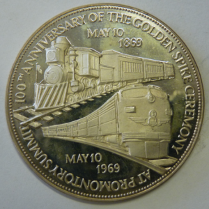 100th Anniversary of Golden Spike Ceremony 1869-1969  RARE!!!