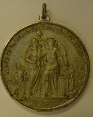 Penning 3e Eeuwfeest inname Den Briel 1872