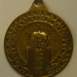 Draagpenning Huwelijk Prinses Juliana en Prins Bernhard 1937