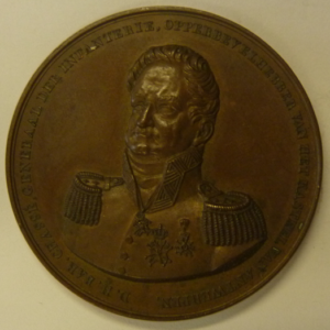 Medal herdenking Bombardement Citadel Antwerpen 1830