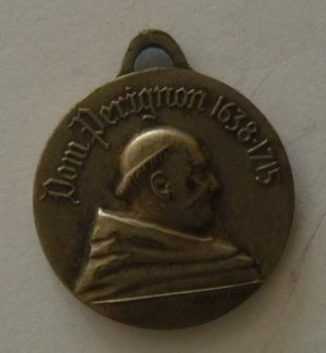 France medal - Champagne - Dom Perignon 1638-1715
