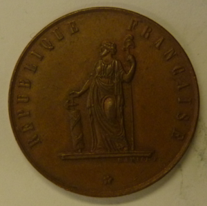 Medal Paris, Club de la Montagne, Chateau Rouge 1848
