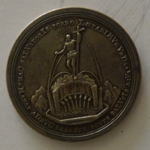 Medaillon Reformatie Jubileum - Heilbrunn 1717 Silber