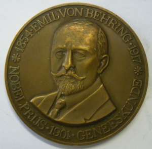 Emil von Behring (1854-1917) Nobelprijswinnaar 1901