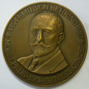 Emil von Behring (1854-1917) Nobelprijswinnaar 1901