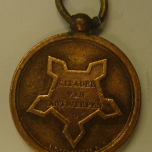 Ereteken voor verdedigers Citadel Antwerpen 1832