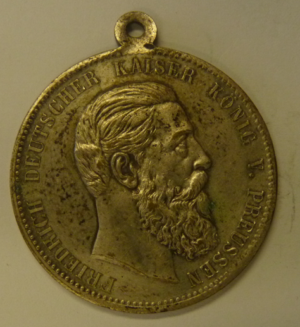 Medal Friedrich, Deutsche Kaiser, Konig von Preussen 1831-1888