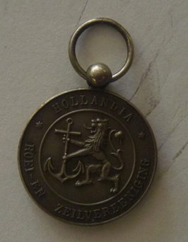 Prijsmedaille Roei- en Zeilvereniging "Hollandia" z.j.  (1897)