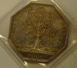 France Jeton - Commerce de Bois Neuf, Paris 1803