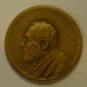 Legpenning Jozef Israels z.j. (ca. 1904).