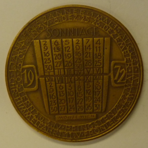Oostenrijkse Kalendermedaille 1972