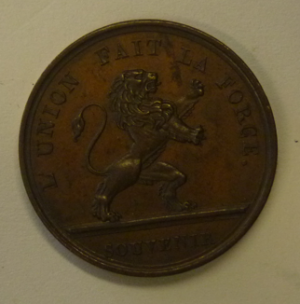 Belgium, Inauguration King Leopold I te Bruxelles 1831