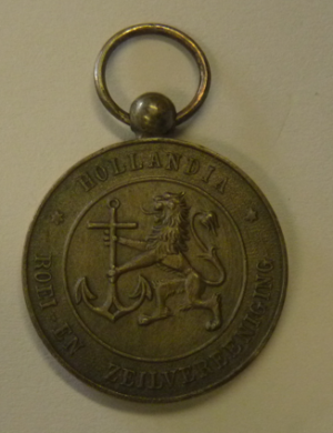 Medaille Roei- en Zeilvereeniging "Hollandia" 1897