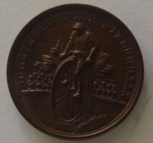 Prijsmedaille Scheveningsche Wielerbaan z.j.