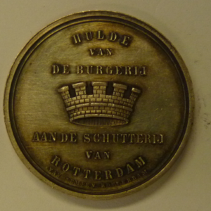 Beloningspenning Schutterij van Rotterdam 1889
