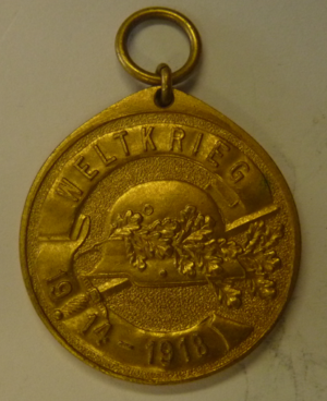 Medal Weltkrieg 1  1914-1918