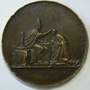 Zalving Karel X tot Koning van France, Parijs 1825