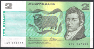 2 Dollars 1985  P 43-e  ZFR-