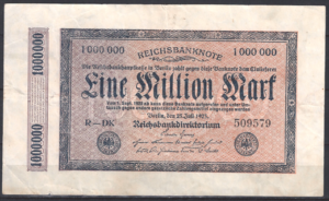 Eine Million Mark 1923  P 93  PR/XF