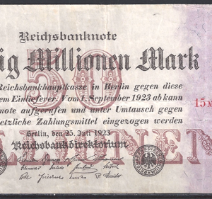 50 Millionen Mark 1923  P 98-b1  ZFR