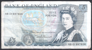 5 Pounds 1980-84  P 378-c  ZFR-
