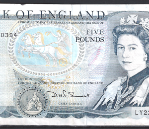 5 Pounds 1980-84 P 378-c ZFR